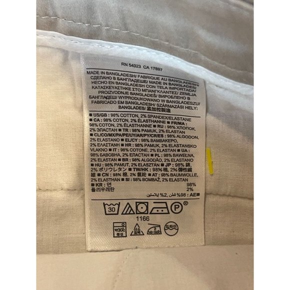 Banana Republic Womens The Avalon Shorts Mid Rise Stretch Flat Front Beige SZ 8 - Picture 9 of 10